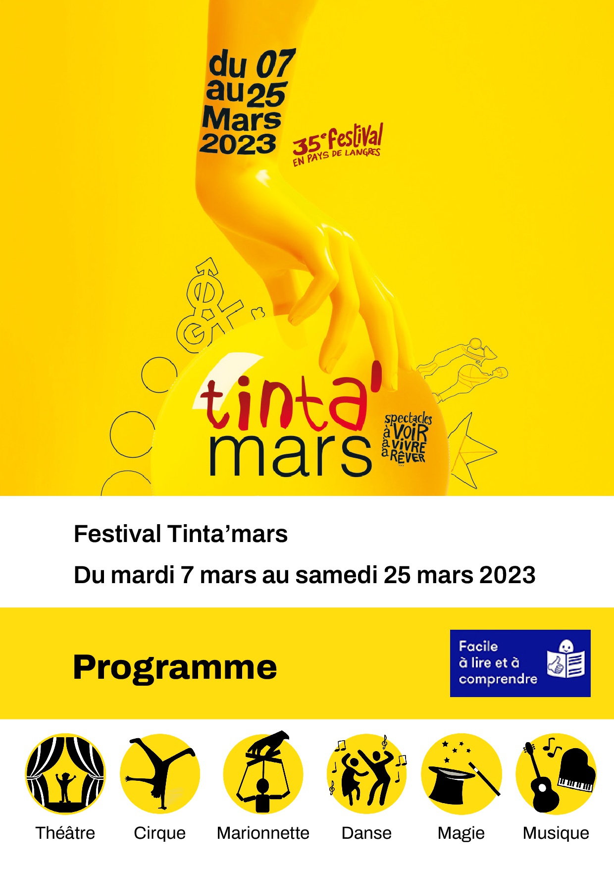 couverture programma tinta'mars 2023 FALC