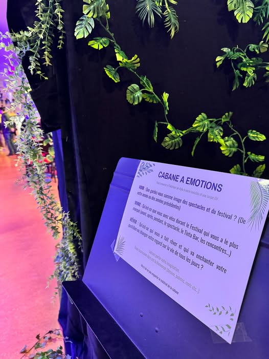 La cabane à émotions du festival.